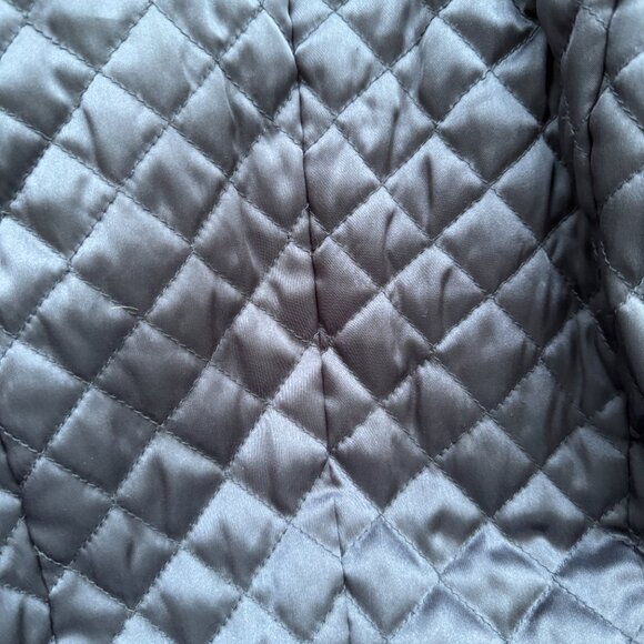 Theory Women's Motorcycle Jacket Moto Macha Juno Leather Moto Blue Medium - Picture 10 of 10